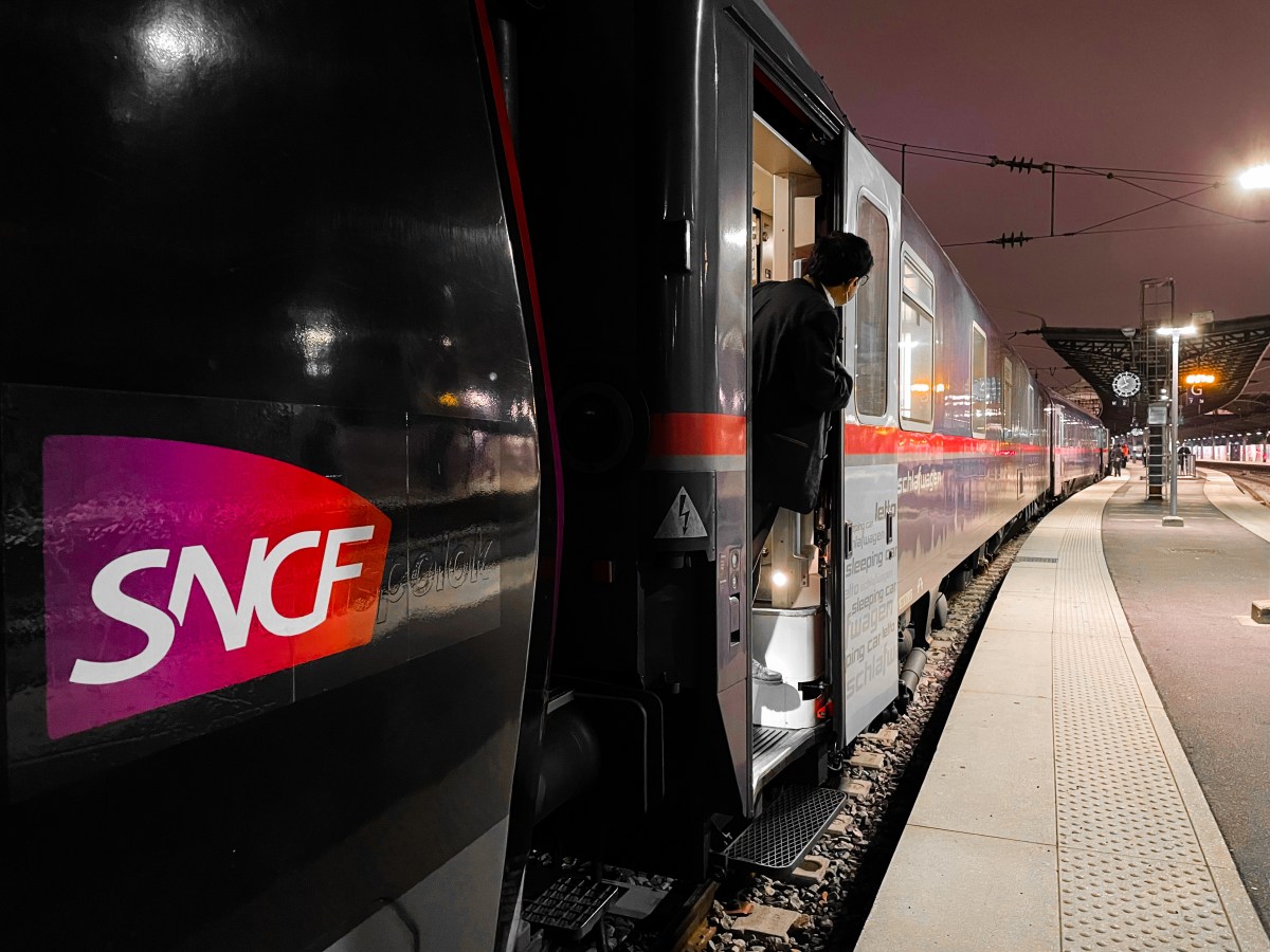 Décoration du NightJet Paris&nbsp;Vienne